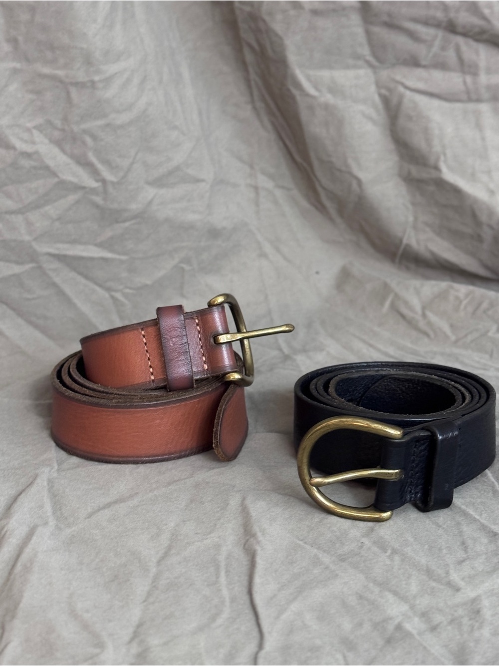 Madewell women’s belts - Brown and Black